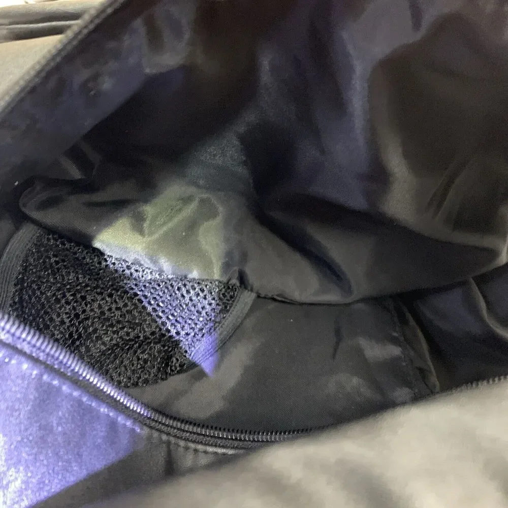 Eddie Bauer Black Faux Leather Backpack Versatile Travel Daypack Diaper‎ Bag